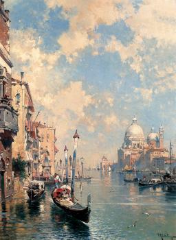 弗朗玆 理查德 翁特貝格爾 The Grand Canal Venice 弗朗玆 理查德 翁特貝格爾 The Grand Canal Venice